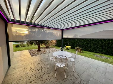 Pergola toutes options - Réalisations les Ateliers Raynaud