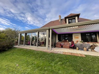 Véranda Pergola Armonia - Réalisations les Ateliers Raynaud